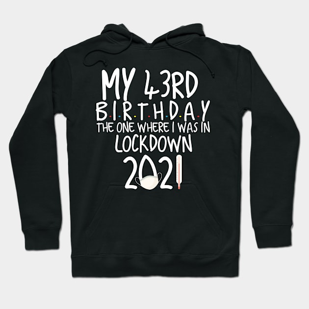 43rd birthday Hoodie by Design stars 5